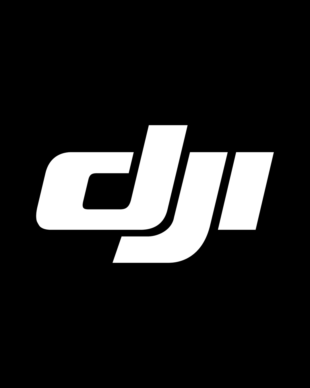 DJI logo displayed in cover frame as portfolio thumbnail for logo animation project