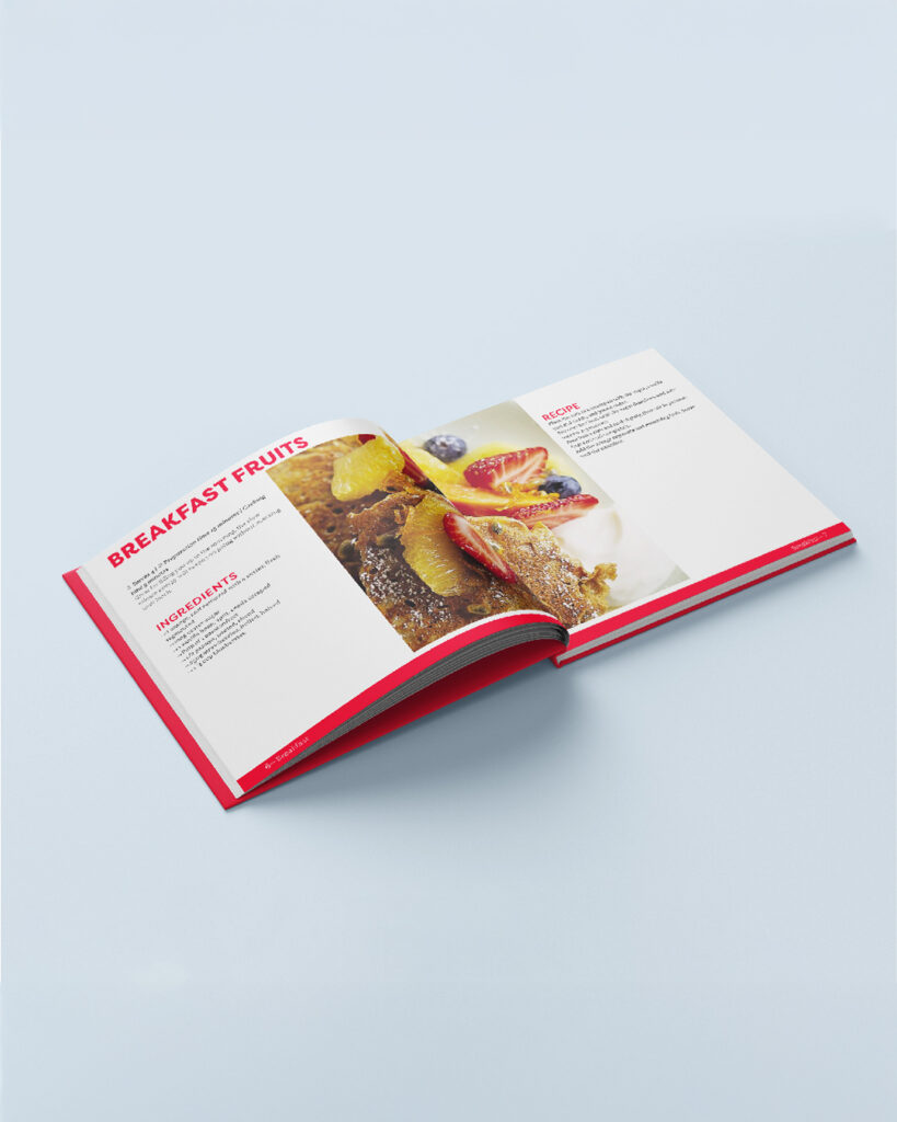 Article spread from the breakfast section of Tasty. Simple. Healthy. cookbook