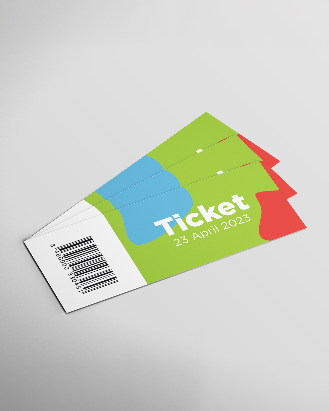 Entrance ticket for a De Warande 2022-2023 season event